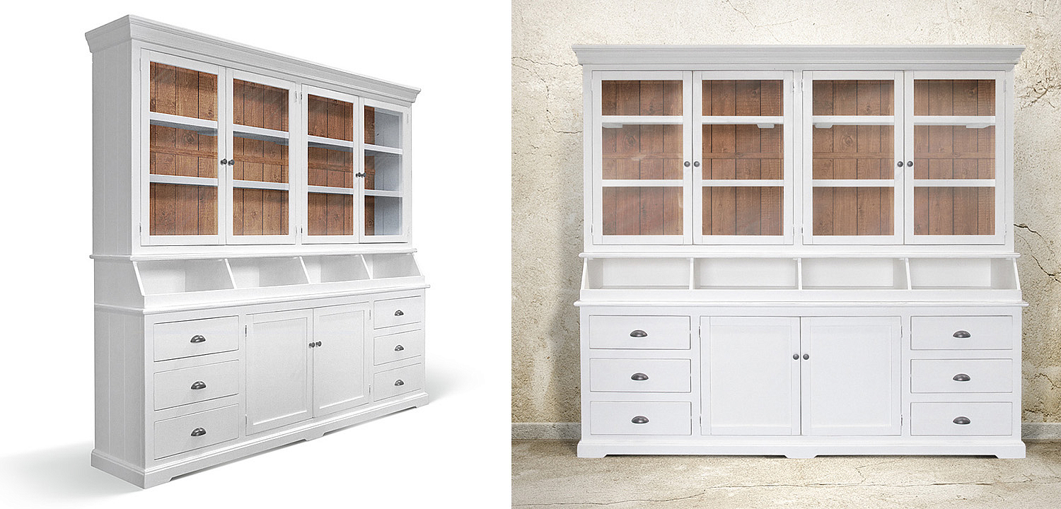 Шкаф Ruggerio Provence HARMONIE Glass Door big Шкаф Ruggerio Provence HARMONIE Glass Door big - Loft-Concept в Волгограде