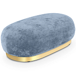 Длинный овальный пуф Ambrose Soft Oval Pouf варинант исполнения - 1 | Loft Concept в Волгограде