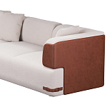 Трехместный диван Richmond с кожаной отделкой варинант исполнения - 6 | Loft Concept в Волгограде