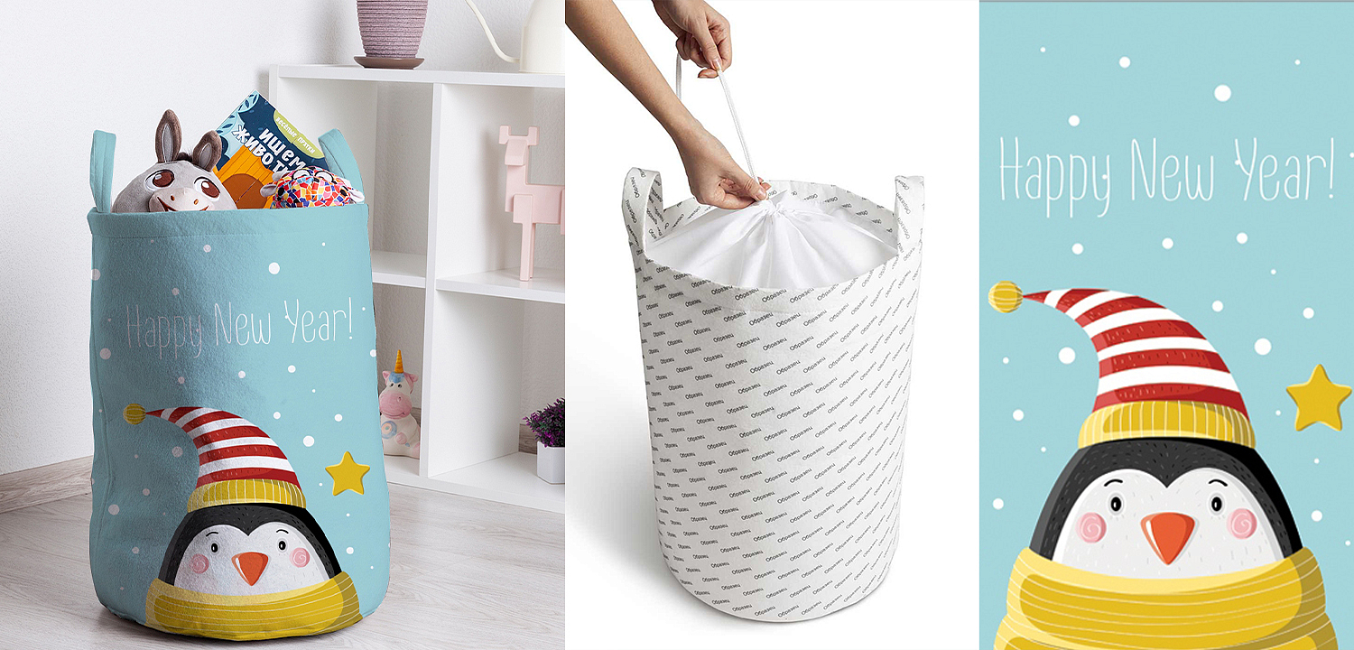 Корзина Christmas Penguin Basket Корзина Christmas Penguin Basket - Loft-Concept в Волгограде
