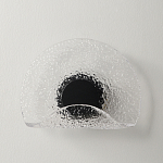 Бра из текстурированного прозрачного стекла с изогнутым краем Textured Glass  варинант исполнения - 4 | Loft Concept в Волгограде