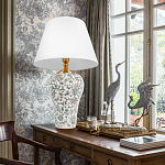 Настольная лампа с цветочной росписью Lamp Flower Painting варинант исполнения - 5 | Loft Concept в Волгограде