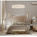 Бра с каскадом из прозрачного хрусталя и корпусом золотого цвета Constant Sparks варинант исполнения - 6 | Loft Concept в Волгограде