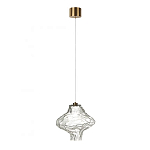 Подвесной светильник с плафоном из фактурного прозрачного стекла Light Ensemble варинант исполнения - 8 | Loft Concept в Волгограде