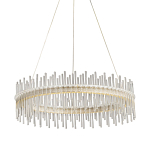 Люстра круглая с прозрачными стеклянными трубками 51 см Nembus варинант исполнения - 1 | Loft Concept в Волгограде