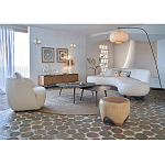 ТВ-тумба из массива тика Busto TV Stand варинант исполнения - 8 | Loft Concept в Волгограде