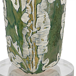 Настольная лампа керамическая с кремовым абажуром Scenic Column варинант исполнения - 2 | Loft Concept в Волгограде