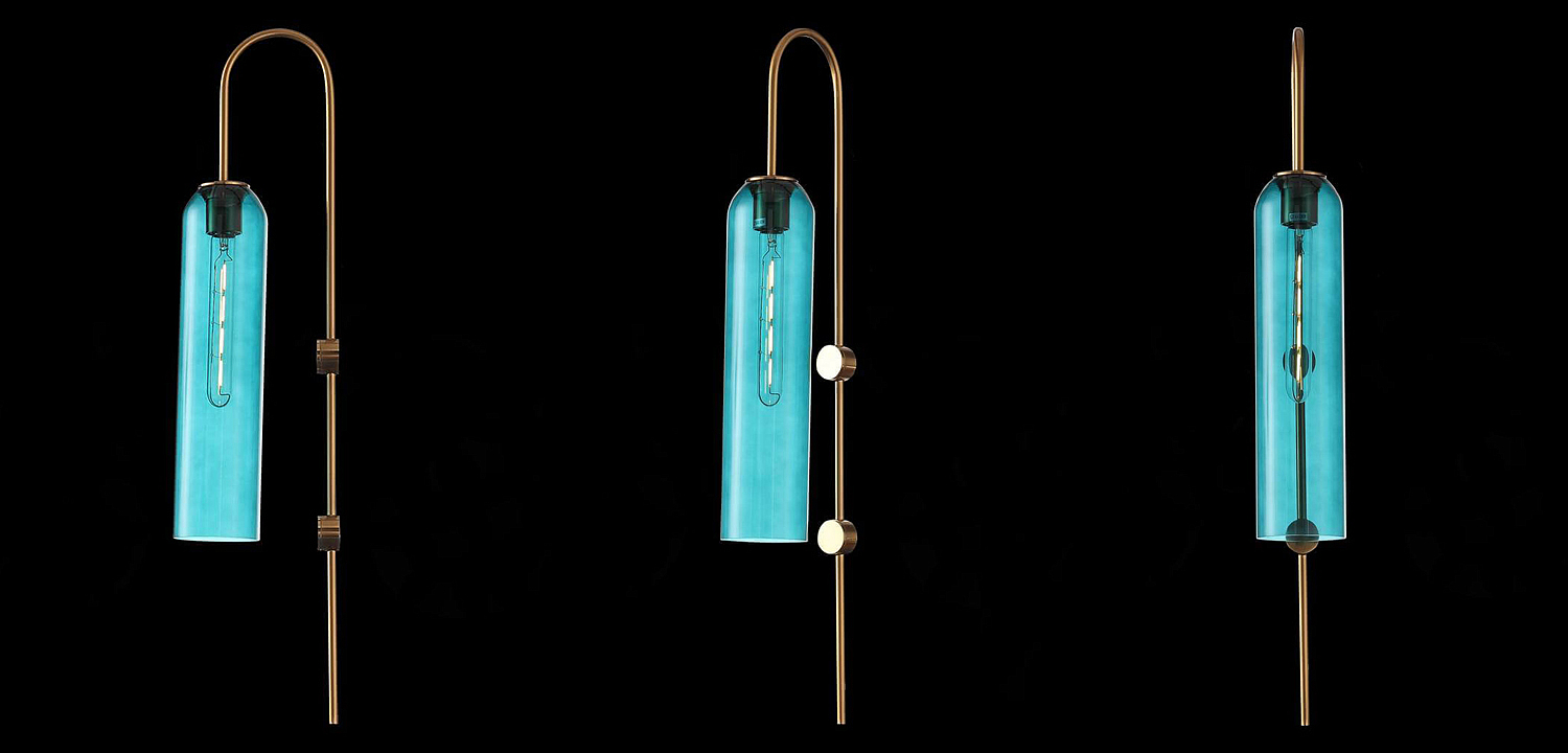 Бра ARTICOLO float Wall Sconce Blue Бра ARTICOLO float Wall Sconce Blue - Loft-Concept в Волгограде