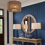 Настольная лампа с корпусом из цветков колокольчика Cascade of Blue Flowers варинант исполнения - 3 | Loft Concept в Волгограде