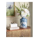 Ваза с мотивами цветущего сада с попугаями Vase Inspired by Nature варинант исполнения - 4 | Loft Concept в Волгограде