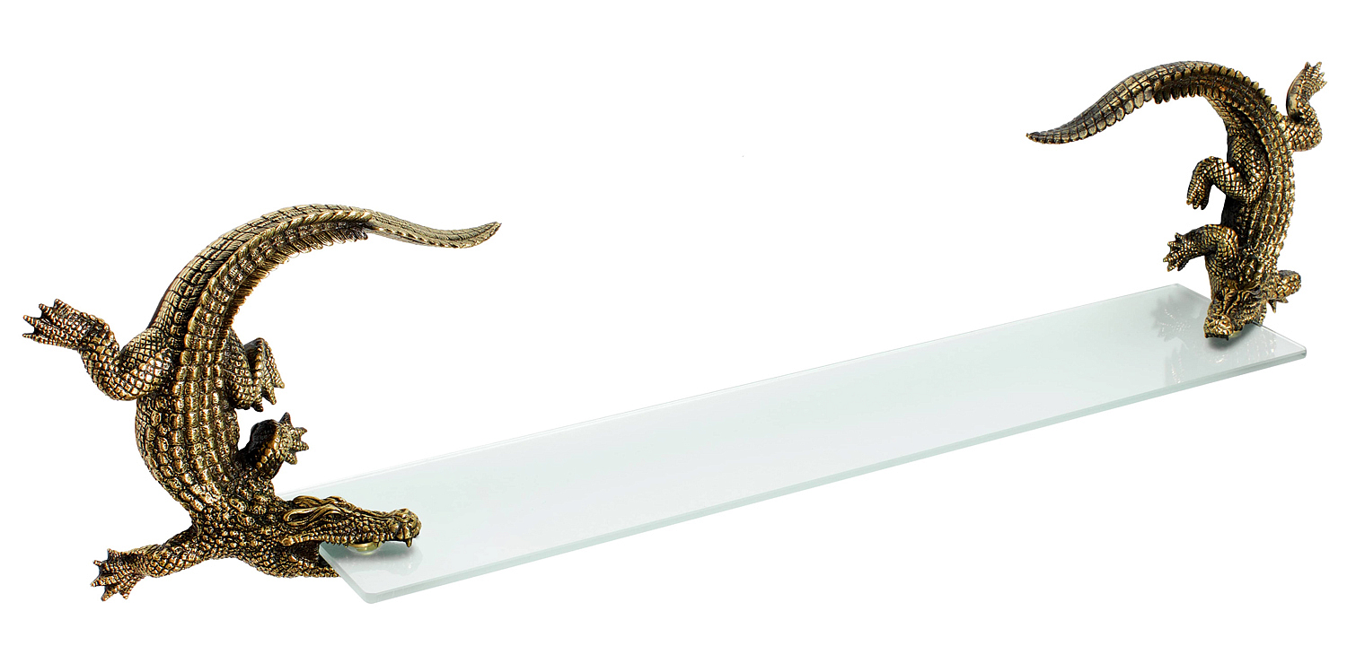 Полка для ванной Bronze Crocodiles Полка для ванной Bronze Crocodiles - Loft-Concept в Волгограде