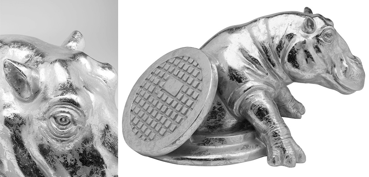 Статуэтка Chrome Hippo - Loft-Concept в Волгограде