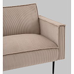 Диван современный вельветовый прямой Worcester Бежевый  варинант исполнения - 3 | Loft Concept в Волгограде