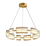 Люстра круглая с янтарными стеклянными плафонами Lighting of Space варинант исполнения - 1 | Loft Concept в Волгограде