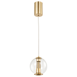 Подвесной светильник с плафоном в форме шара Inner Gleam Orb gold варинант исполнения - 2 | Loft Concept в Волгограде