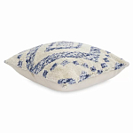Чехол на подушку с узором в этно-стиле Blue Ikat варинант исполнения - 1 | Loft Concept в Волгограде
