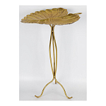 Столик приставной с столешницей Тропический лист Tropical Forest gold варинант исполнения - 2 | Loft Concept в Волгограде