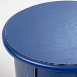 Синяя тумба на фигурных ножках Shelby варинант исполнения - 4 | Loft Concept в Волгограде