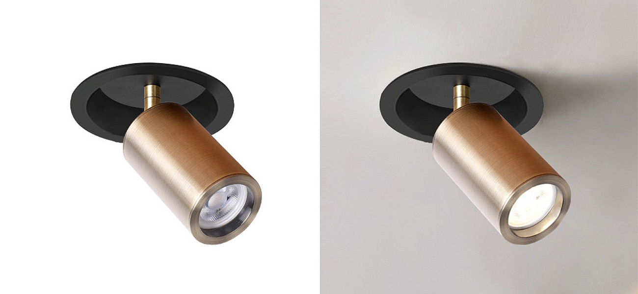 Встраиваемый поворотный спот Modern Spot Brass Встраиваемый поворотный спот Modern Spot Brass - Loft-Concept в Волгограде