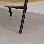 Стол приставной с 2-мя круглыми столешницами из дерева ESSEL OAK варинант исполнения - 2 | Loft Concept в Волгограде