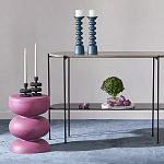 Подсвечник фигурный голубой Bright Accent 33 см варинант исполнения - 3 | Loft Concept в Волгограде