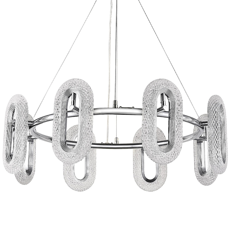 Люстра Oculus Light Chandelier Хром 70 Прозрачный Хром Люстра Oculus Light Chandelier Хром 70 Прозрачный Хром в Волгограде | Loft Concept