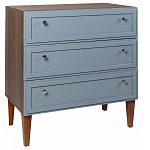 Комод серый из массива бука с 3-мя ящиками Wenge Light варинант исполнения - 1 | Loft Concept в Волгограде