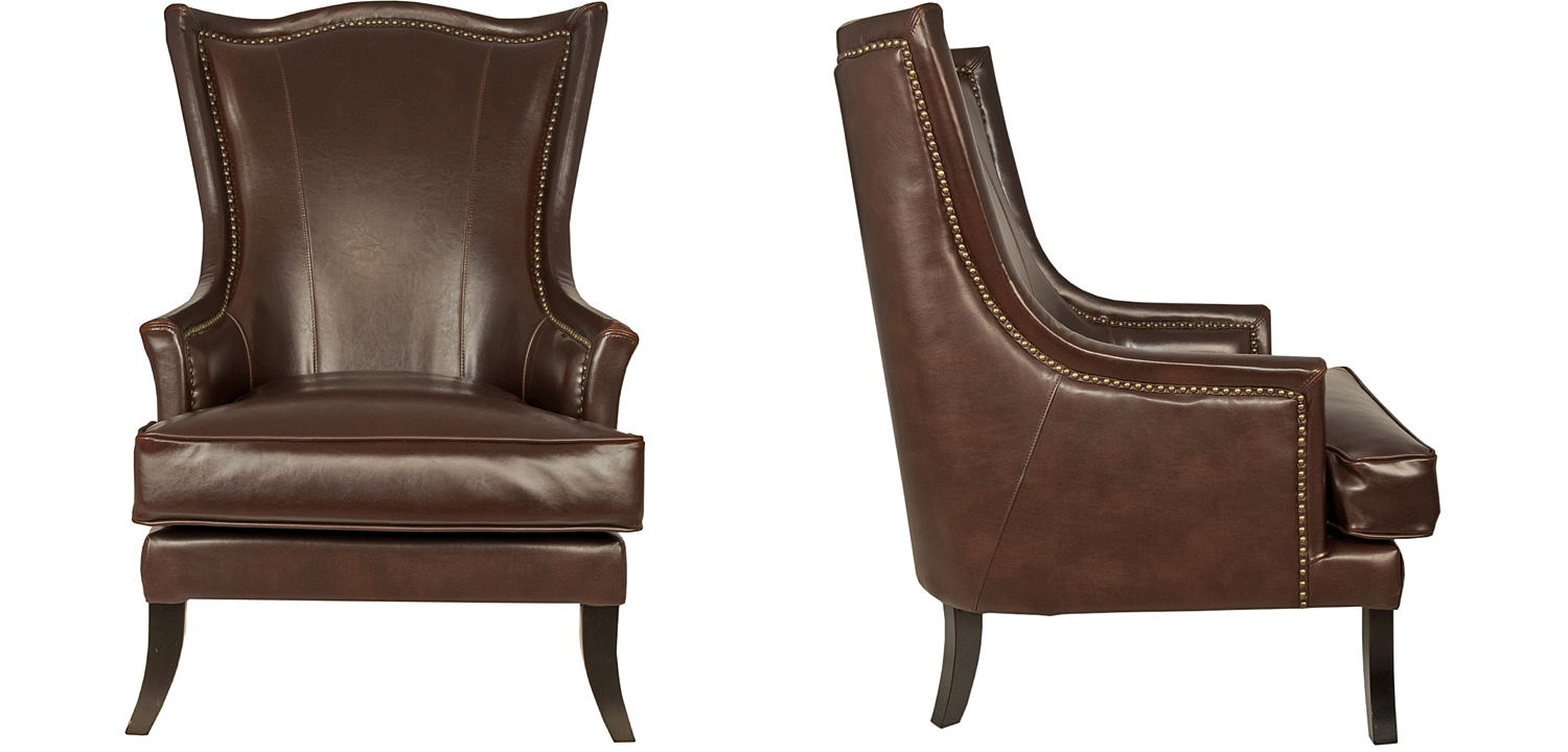 Кресло Gregoir Armchair натуральная кожа Кресло Gregoir Armchair натуральная кожа - Loft-Concept в Волгограде