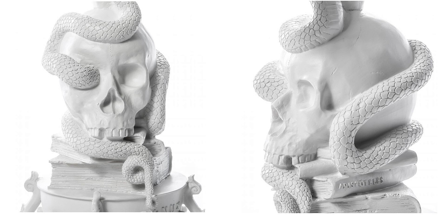 Подсвечник Seletti Giant Burlesque Skull White Подсвечник Seletti Giant Burlesque Skull White - Loft-Concept в Волгограде