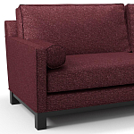 Мебельная ткань Шенилл бордовый цвет 138 см T4-38 варинант исполнения - 6 | Loft Concept в Волгограде