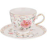 Чайный сервиз из фарфора на 6 персон 14 предметов Flower Porcelain Collection варинант исполнения - 2 | Loft Concept в Волгограде