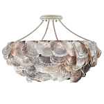 Потолочный светильник с каскадным абажуром из ракушек Sea Ravens варинант исполнения - 3 | Loft Concept в Волгограде