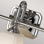 Бра для ванных комнат с квадратными матовыми плафонами на основании цвета хром Feiss варинант исполнения - 7 | Loft Concept в Волгограде