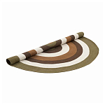 Ковер круглый из хлопка с контрастным узором Bullseye 150 варинант исполнения - 2 | Loft Concept в Волгограде