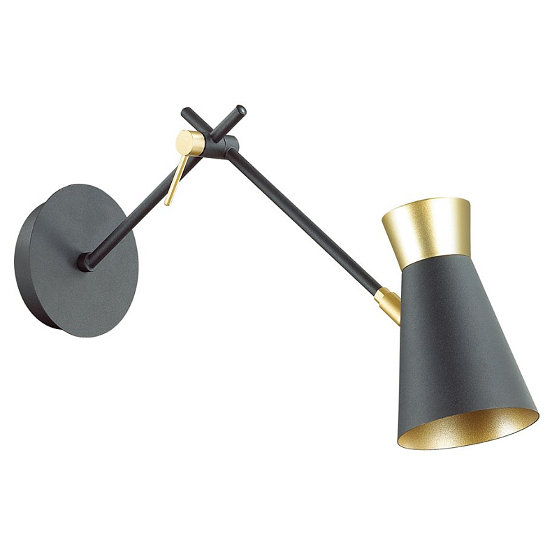 Бра Gold Secret Sconces Золотой Черный Бра Gold Secret Sconces Золотой Черный в Волгограде | Loft Concept