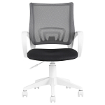 Офисное кресло с основанием из белого пластика Desk chairs Black варинант исполнения - 2 | Loft Concept в Волгограде