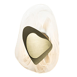 Бра овальное из стекла с золотым элементом Flow Texture  варинант исполнения - 4 | Loft Concept в Волгограде