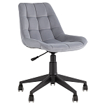 Мягкое компьютерное кресло Plushe Grey варинант исполнения - 1 | Loft Concept в Волгограде