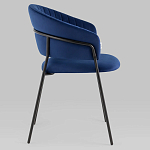 Стул в велюре синего цвета Horizon варинант исполнения - 2 | Loft Concept в Волгограде