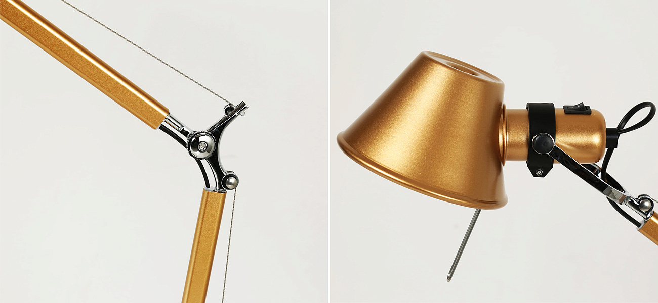 Настольная лампа золотого цвета Artemide Настольная лампа золотого цвета Artemide - Loft-Concept в Волгограде