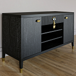 Комод-буфет Elsa Dreams Black с открытыми полками   варинант исполнения - 2 | Loft Concept в Волгограде