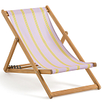 Шезлонг из акации и ткани Argentina варинант исполнения - 2 | Loft Concept в Волгограде