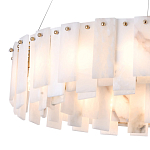 Люстра круглая декорированная натуральным камнем Stone Interior Accent варинант исполнения - 3 | Loft Concept в Волгограде