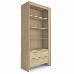  Стеллаж 2 ящика 4 открытые полки Flowchart 90 см варинант исполнения - 2 | Loft Concept в Волгограде