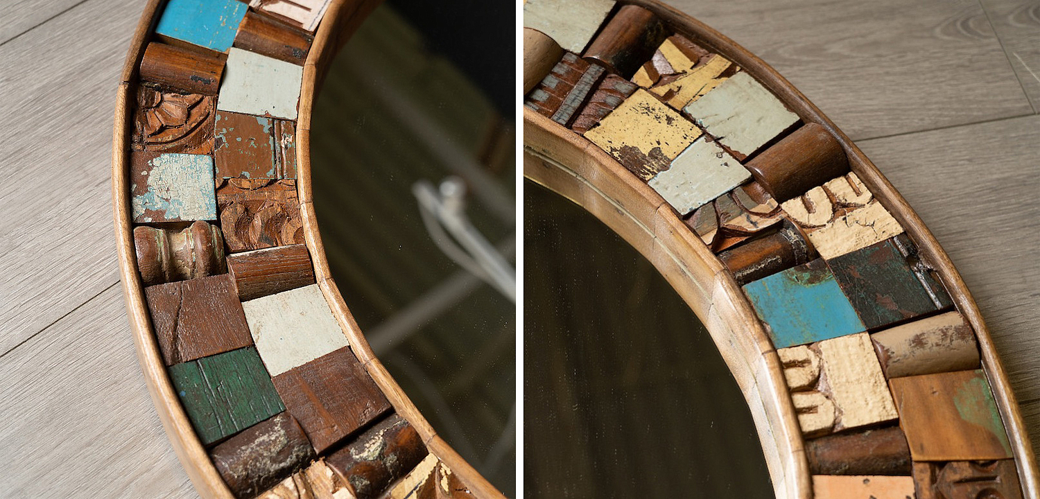 Зеркало Antique Wood Mirror Зеркало Antique Wood Mirror - Loft-Concept в Волгограде