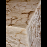 Торшер прямоугольный из натурального камня Calcite Geometry варинант исполнения - 10 | Loft Concept в Волгограде