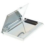 Визитница карманная металлическая с накладкой из натурального камня Серафинит Stone Business Card Holders  варинант исполнения - 3 | Loft Concept в Волгограде