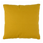 Подушка декоративная хлопковая горчичного цвета с абстрактным принтом Elysian Flow Sunset варинант исполнения - 2 | Loft Concept в Волгограде