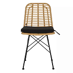 Стул с ротанговым плетением Wicker Stool без подлокотников варинант исполнения - 1 | Loft Concept в Волгограде