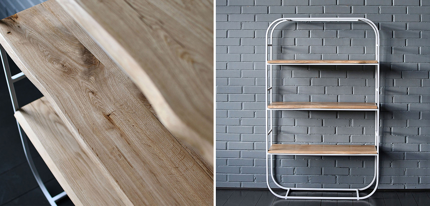 Стеллаж Fulton Industrial Metal Rust Rack Стеллаж Fulton Industrial Metal Rust Rack - Loft-Concept в Волгограде
